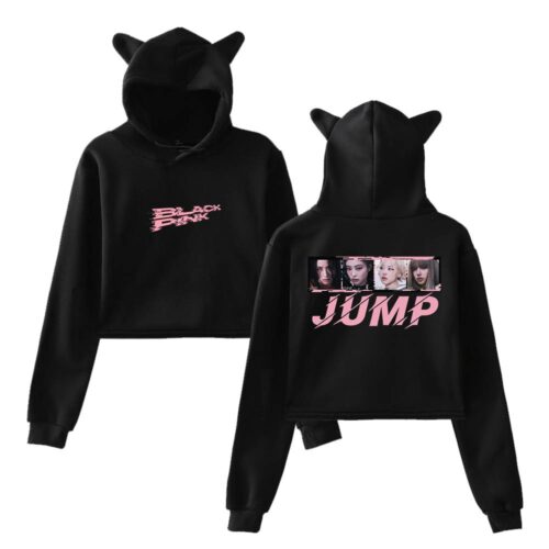 Blackpink Jump Cropped Hoodie #2