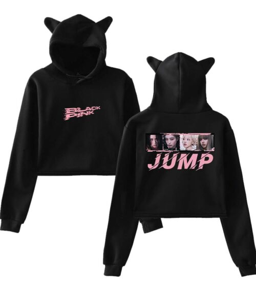 Blackpink Jump Cropped Hoodie #2