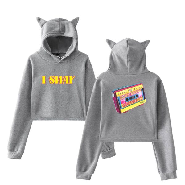 Gidle I Sway Cropped Hoodie #1 - Image 4