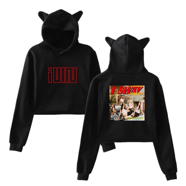 Gidle I Sway Cropped Hoodie #4