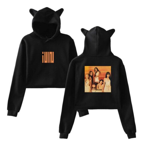 Gidle Cropped Hoodie #8
