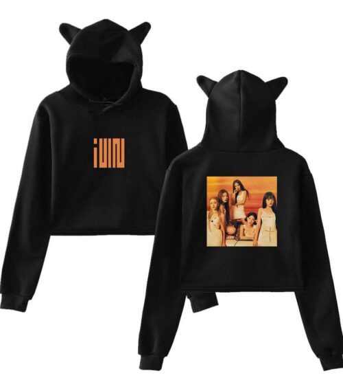 Gidle Cropped Hoodie #8