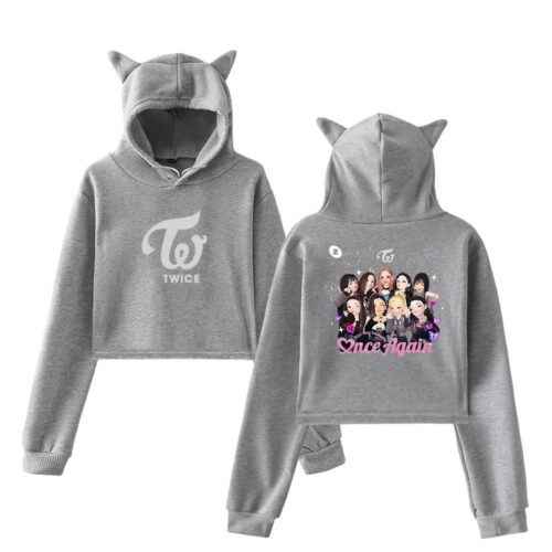 Twice Zepeto Cropped Hoodie #3