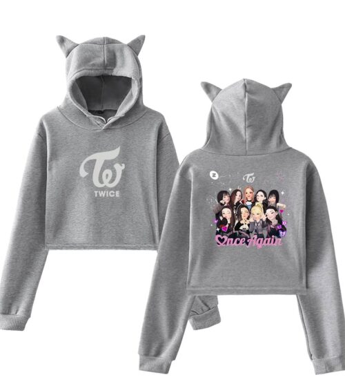 Twice Zepeto Cropped Hoodie #3