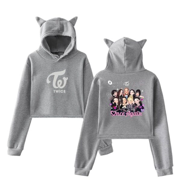 Twice Zepeto Cropped Hoodie #3