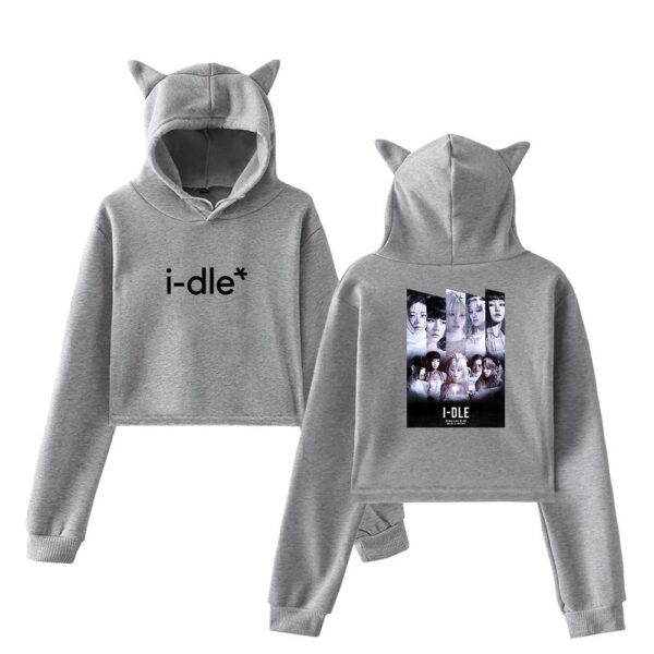 I-dle Cropped Hoodie #2 - Image 4