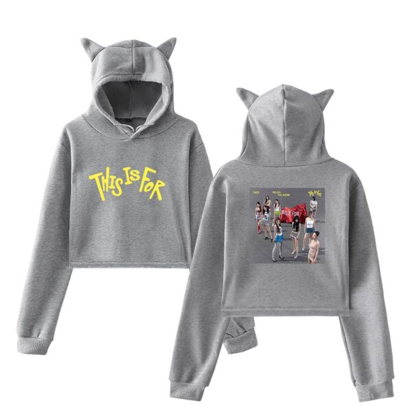 Twice This Is For Cropped Hoodie #4 - Image 4