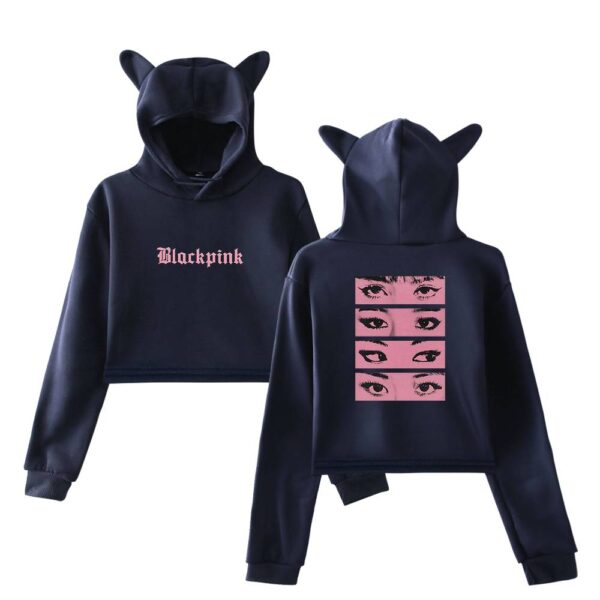 Blackpink Cropped Hoodie #1 - Image 3