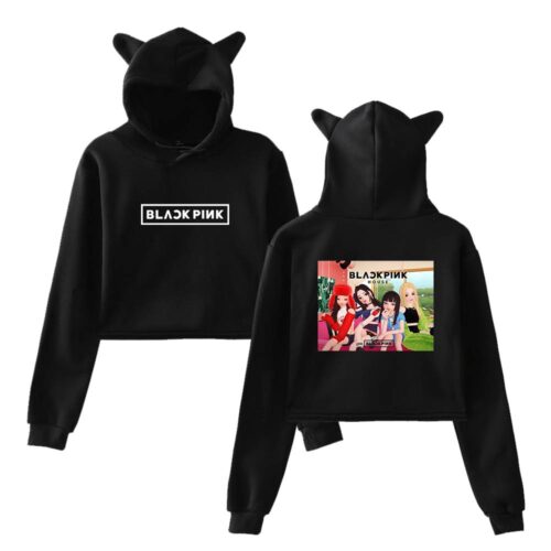 Blackpink Zepeto Cropped Hoodie #5