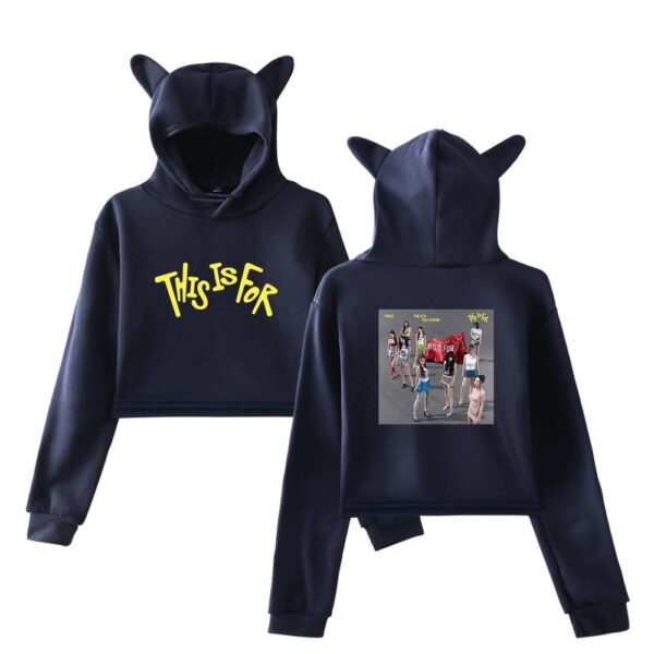 Twice This Is For Cropped Hoodie #4 - Image 3