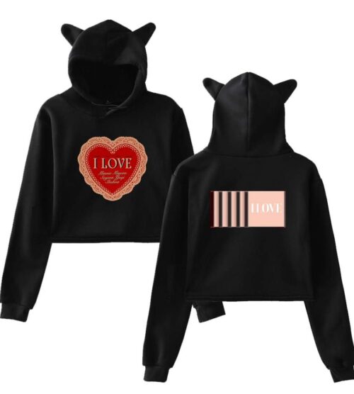 Gidle Cropped Hoodie #1