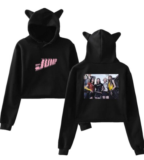 Blackpink Jump Cropped Hoodie #1