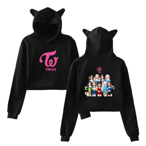 Twice Zepeto Cropped Hoodie #4