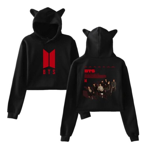 BTS Cropped Hoodie #1