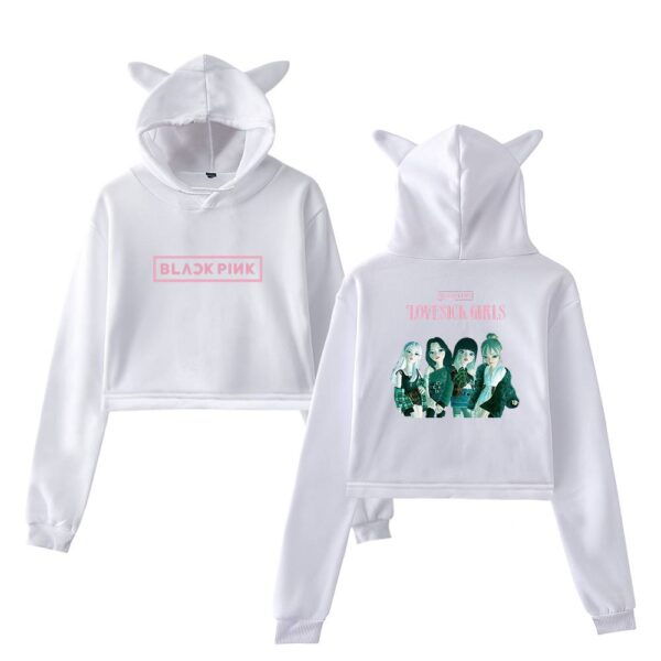 Blackpink Zepeto Cropped Hoodie #3 - Image 3