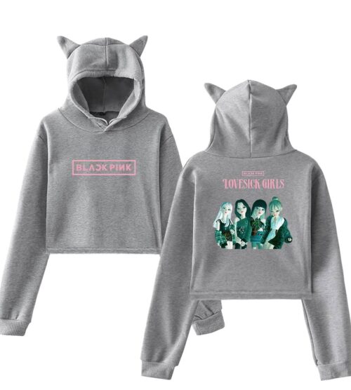 Blackpink Zepeto Cropped Hoodie #3