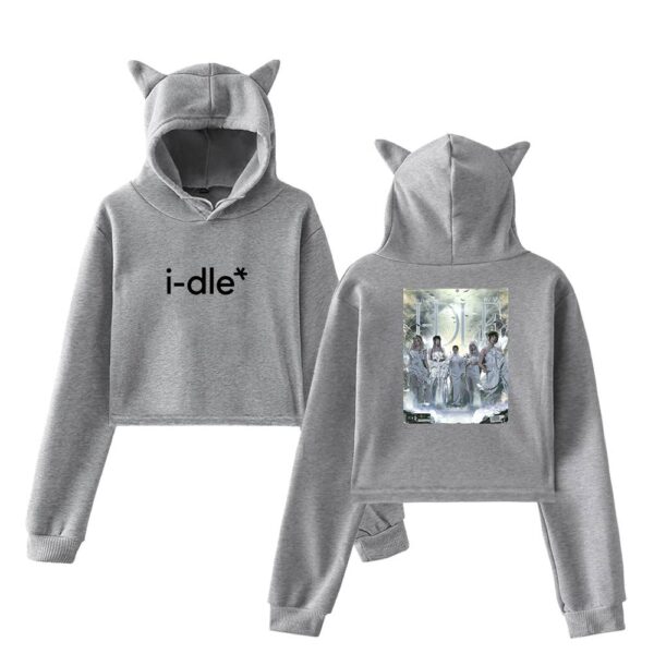 I-dle Cropped Hoodie #4 - Image 4