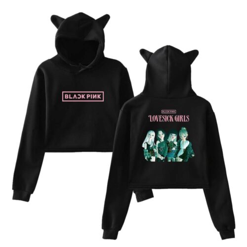 Blackpink Zepeto Cropped Hoodie #3