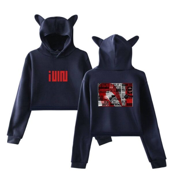 Gidle Cropped Hoodie #10 - Image 3