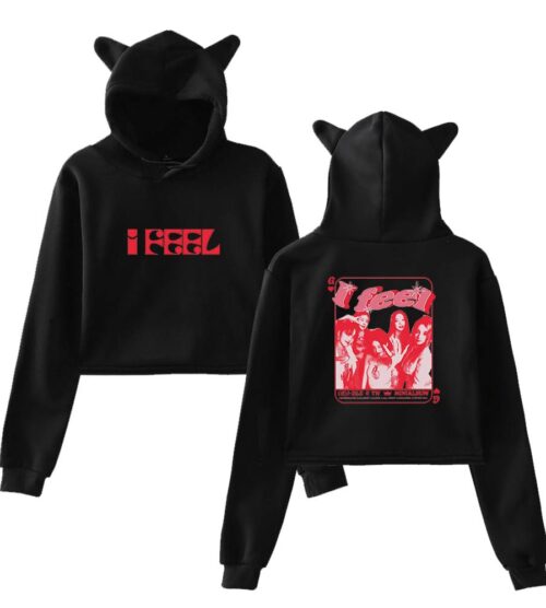 Gidle “I Feel” Cropped Hoodie #4