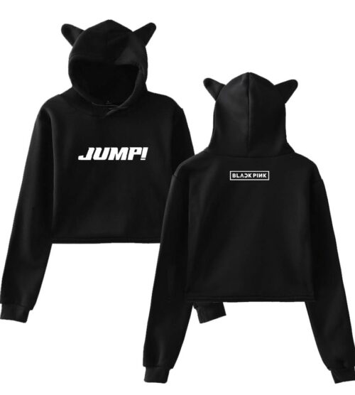 Blackpink Jump Cropped Hoodie #4