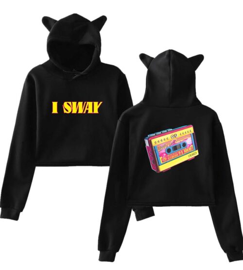 Gidle I Sway Cropped Hoodie #1