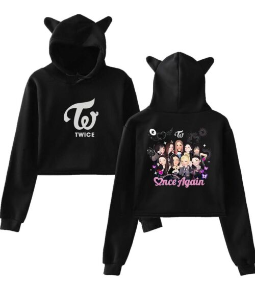 Twice Zepeto Cropped Hoodie #3