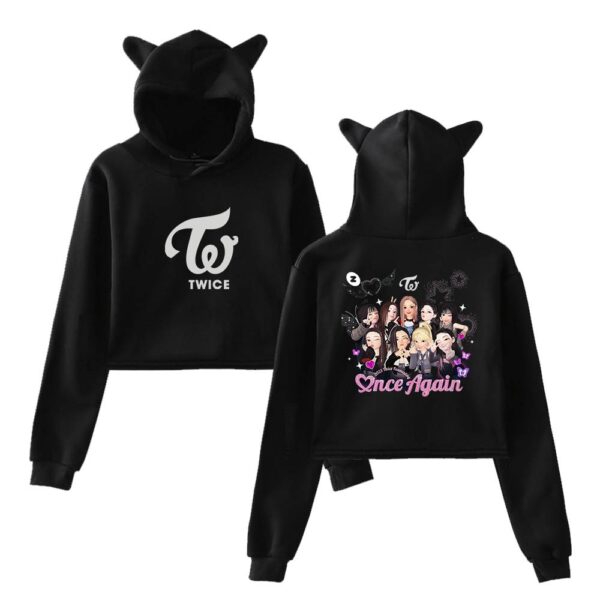 Twice Zepeto Cropped Hoodie #3 - Image 2