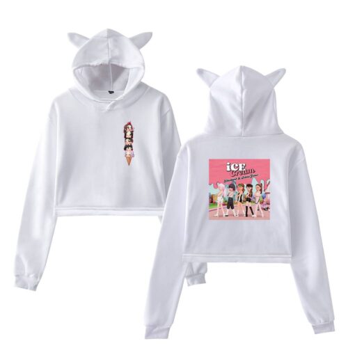 Blackpink Zepeto Cropped Hoodie #4