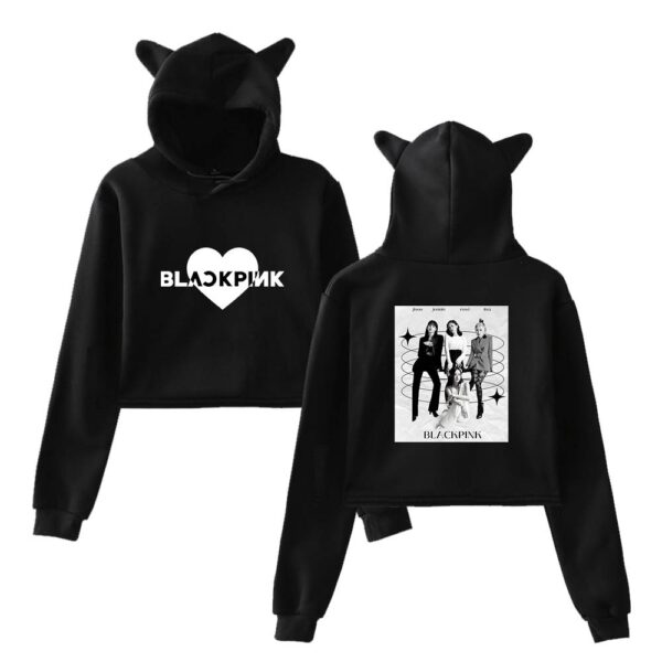 Blackpink Cropped Hoodie #2 - Image 2