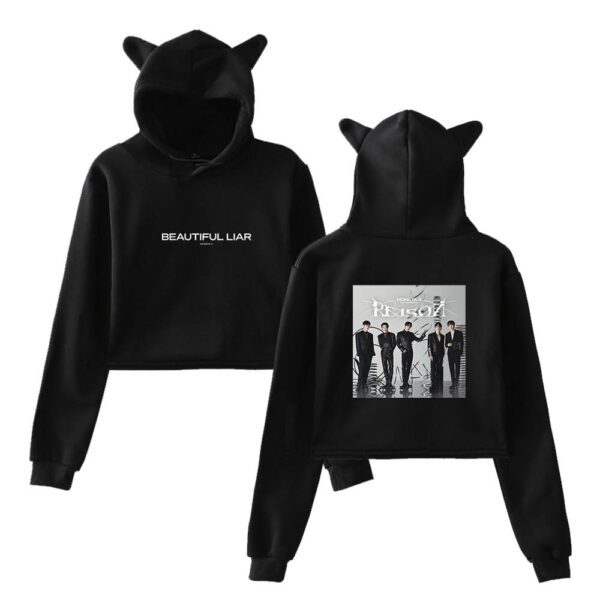 Monsta X Cropped Hoodie #2 - Image 2