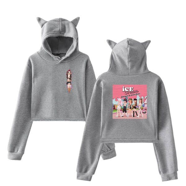 Blackpink Zepeto Cropped Hoodie #4 - Image 4