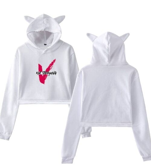 BTS V Cropped Hoodie #1