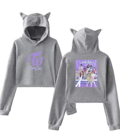 Twice This Is For Cropped Hoodie #3