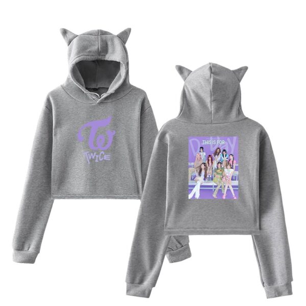 Twice This Is For Cropped Hoodie #3