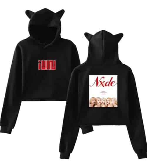 Gidle Cropped Hoodie #2