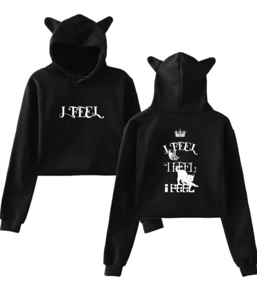Gidle “I Feel” Cropped Hoodie #2
