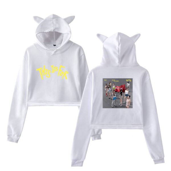 Twice This Is For Cropped Hoodie #4 - Image 2