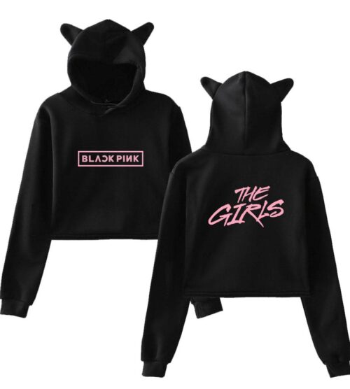 Blackpink Cropped Hoodie #36
