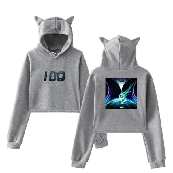 Gidle Cropped Hoodie #7 - Image 4