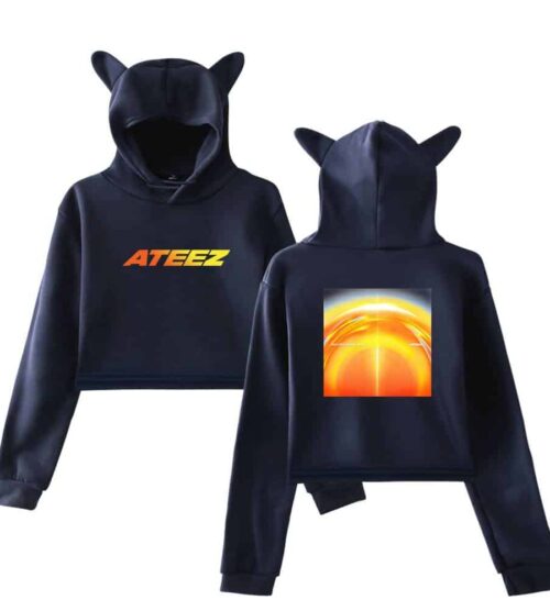 Ateez Cropped Hoodie #2