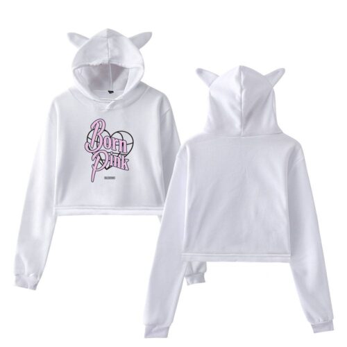Blackpink Born Pink Cropped Hoodie #8