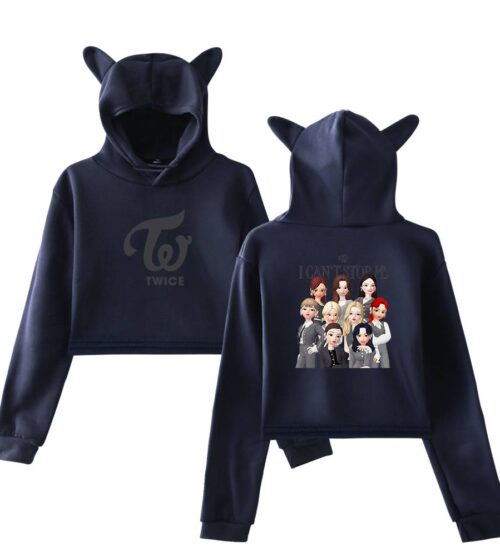 Twice Zepeto Cropped Hoodie #2