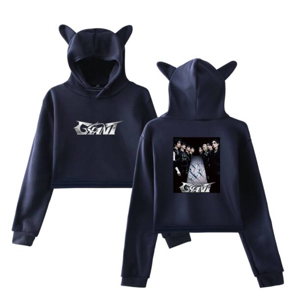 Stray Kids Giant Cropped Hoodie #3 + Gift - Image 4