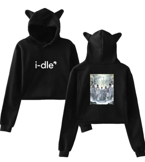 I-dle Cropped Hoodie #4