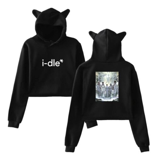 I-dle Cropped Hoodie #4