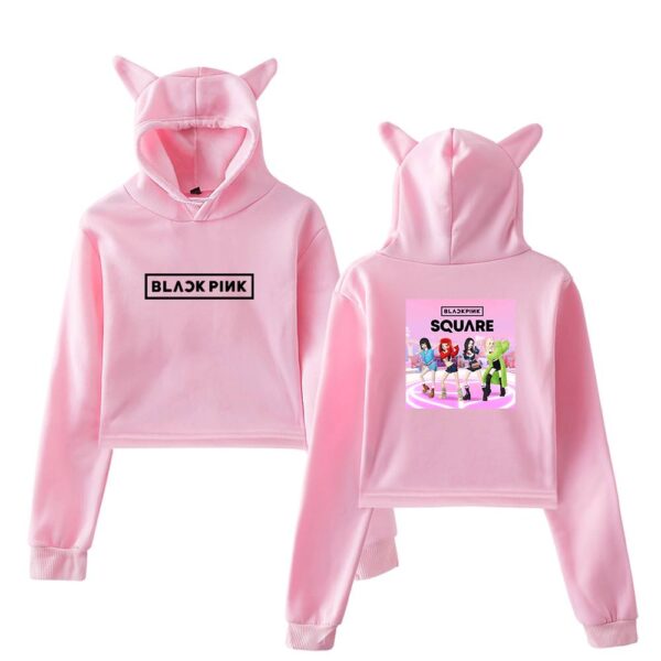 Blackpink Zepeto Cropped Hoodie #2 - Image 5