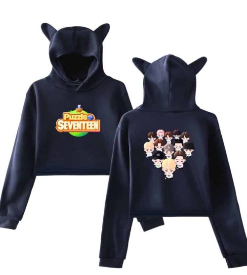 Seventeen Cropped Hoodie #2