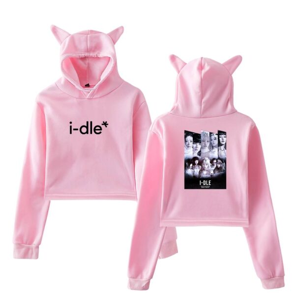 I-dle Cropped Hoodie #2 - Image 5