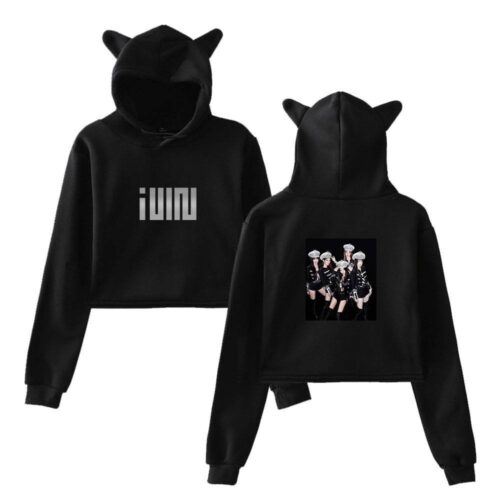 Gidle Cropped Hoodie #12